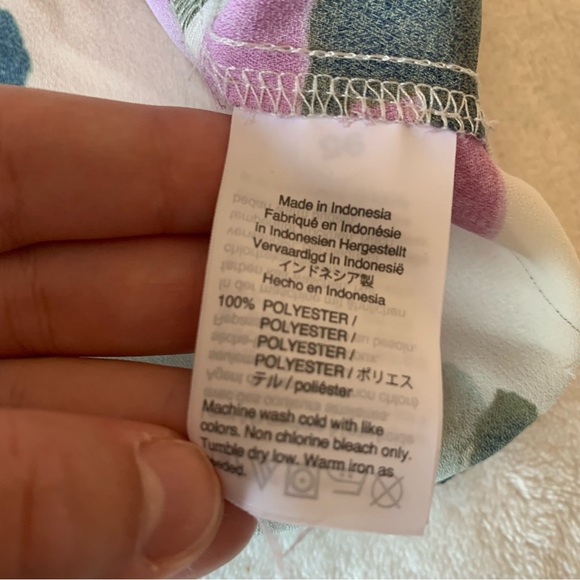 J. Crew Floral Ruffle Off Shoulder Blouse - Picture 8 of 10